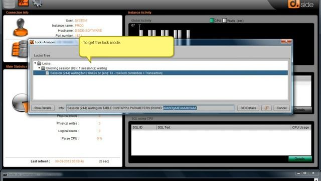 Oracle database locking issue смотреть онлайн