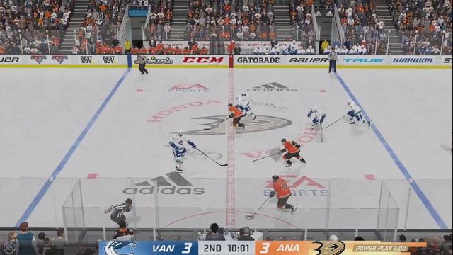 Anaheim Ducks Vs Vancouver Canucks | EA Sports NHL 20 Make up Sim смотреть онлайн