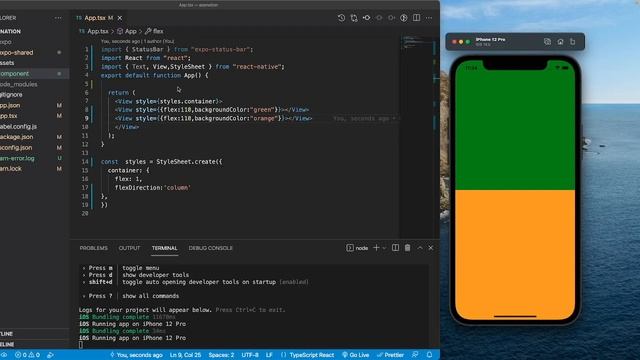 React Native Flex Box смотреть онлайн