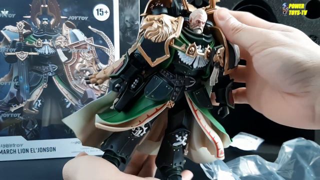 Unbox New Joytoy Dark Angels Primarch Lion El'Jonson 1/18 Scale Actionfigure Warhammer