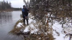 Рыбалка на Огромных Хариусов в Тайге Сибири. Осень. Прожили в тайге 7 Дней. Красивые Снежные Пейзаж