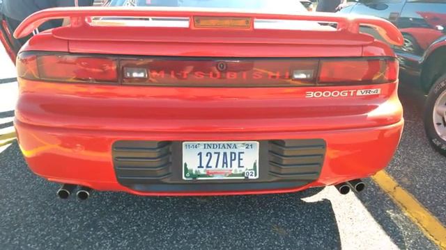 Mitsubishi 3000GT VR-4 Twin Turbo exhaust sound. смотреть онлайн