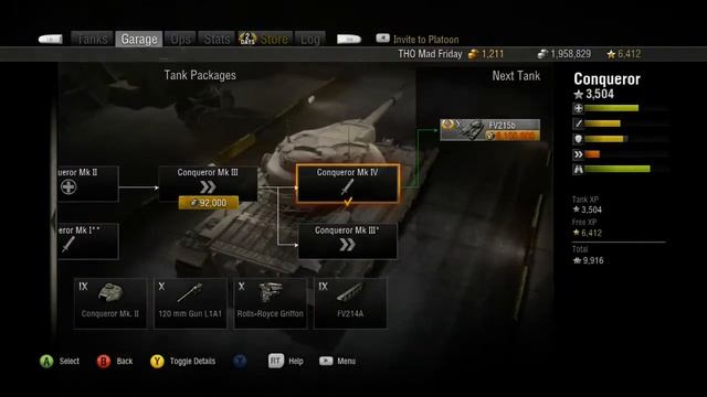The Mighty Conqueror! Tier 9 British Heavy Tank Review - World of Tanks Xbox 360 смотреть онлайн