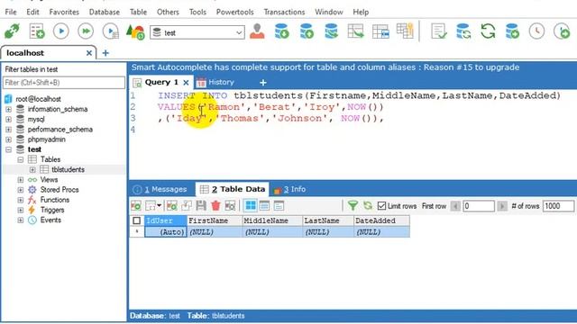 MySQL Insert Multiple Records смотреть онлайн