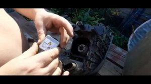 Шкода Октавия А5  Замена света габарита.Skoda Octavia A5 Replacing side light