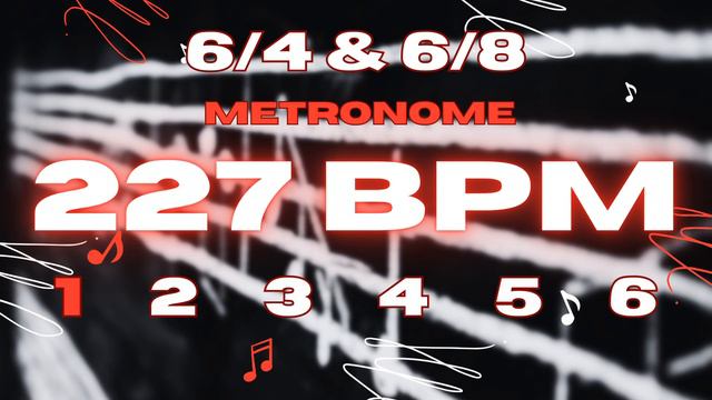 227 BPM - 6/4 & 6/8 Metronome смотреть онлайн
