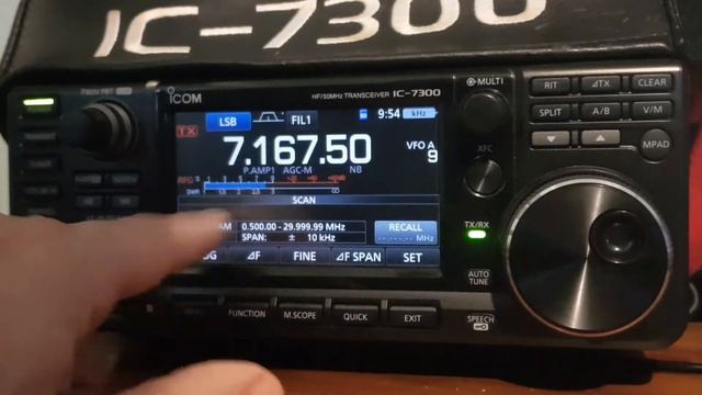 ICOM IC-7300 - MAIN MENU
