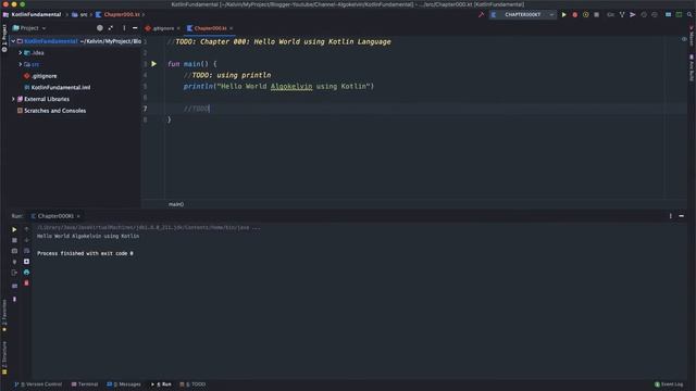 | TUTORIAL #0 | - KOTLIN FUNDAMENTAL - HELLO WORLD PROGRAMMING смотреть онлайн