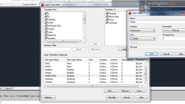 Unir Capas de AutoCAD - Optimizar y reagrupar Capas Layers смотреть онлайн