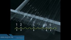 Прозрачный шифер: монтаж профиля PO 94x35