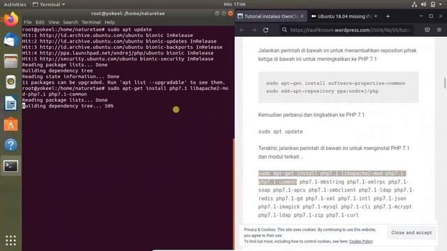 TUTORIAL MEMBUAT STORAGE OWNCLOUD смотреть онлайн