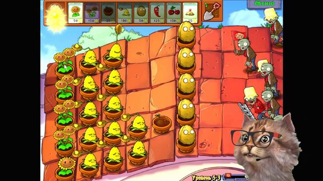 Растения против Зомби (Plants vs. Zombies) ➤ Прохождение #3 ➤ Финал смотреть онлайн