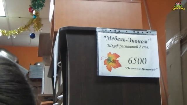 В городе. Покупаем мебель и др. В Леруа Мерлен. (01.19г.) Семья Бровченко.