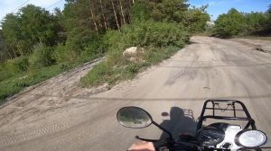 ДАЛЬНЯК НА ОБКАТКЕ ALPHA 110. ПОЕЗДКА ВДВОЕМ ПО ТРАССЕ.