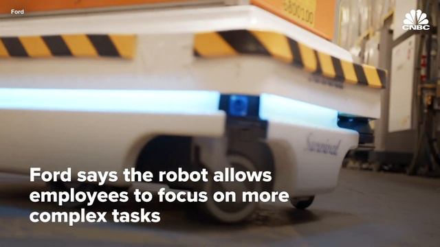 Ford just introduced an autonomous robot to one of its factories смотреть онлайн
