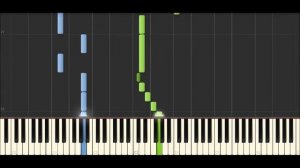 Королек птичка певчая на пианино