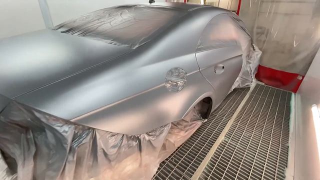 Покраска автомобиля Mercedes CLS. смотреть онлайн