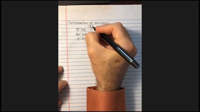 CHEM 1B Exp P 17 Anions смотреть онлайн