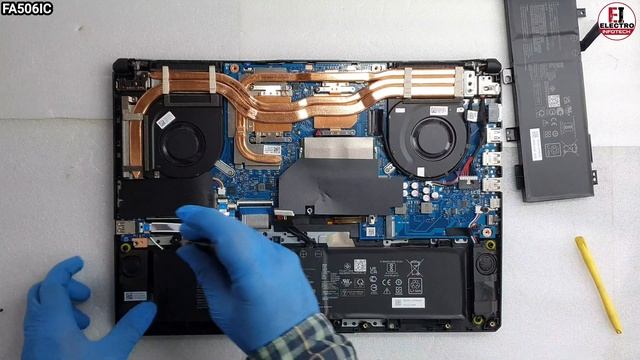 How to Replace Battery Asus Tuf Gaming A15 (2022) FA506IC / Disassembly And Assembly смотреть онлайн