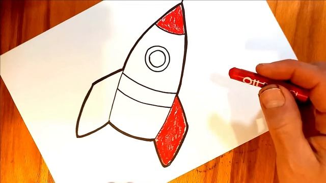 Как нарисовать ракету для детей / how to draw a rocket for kids / bolalar uchun raketa chizish смотреть онлайн