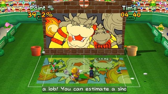 Mario Power Tennis: Artist On the Court 4 player Netplay 60fps смотреть онлайн