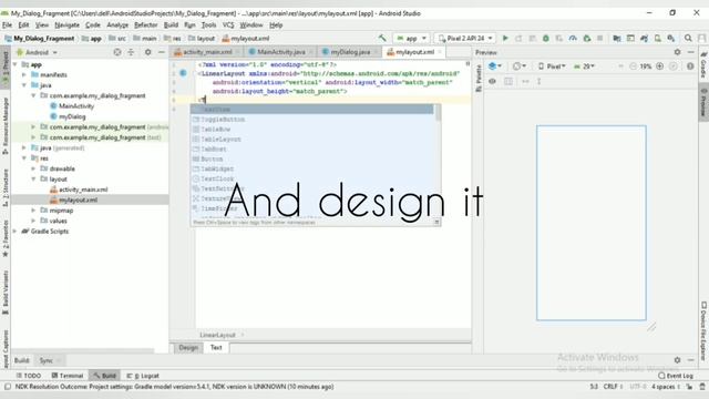 validating data using dialog fragment in android studio смотреть онлайн