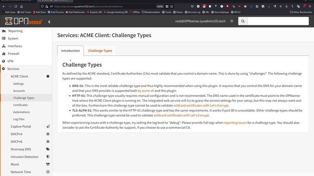 OPNsense - How to Config Let's Encrypt Wildcard Certificate using ACME Client смотреть онлайн