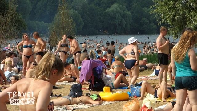 Где загорать и купаться этим летом в Москве - Белое озеро в Косино смотреть онлайн