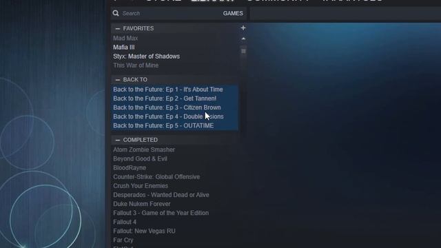 How to rename category in Steam? смотреть онлайн