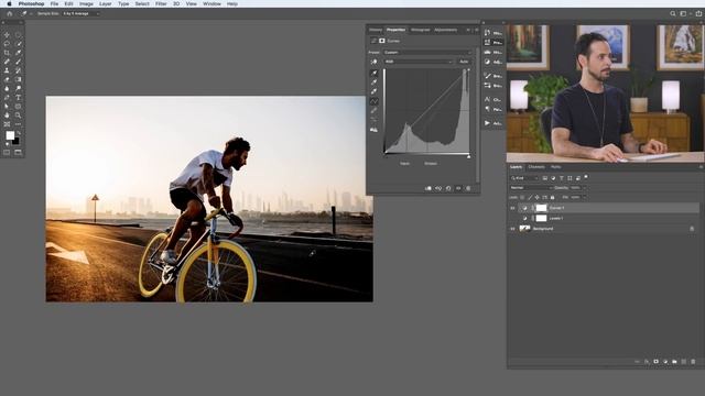 How to Use Levels & Curves in Photoshop | Day 6 смотреть онлайн
