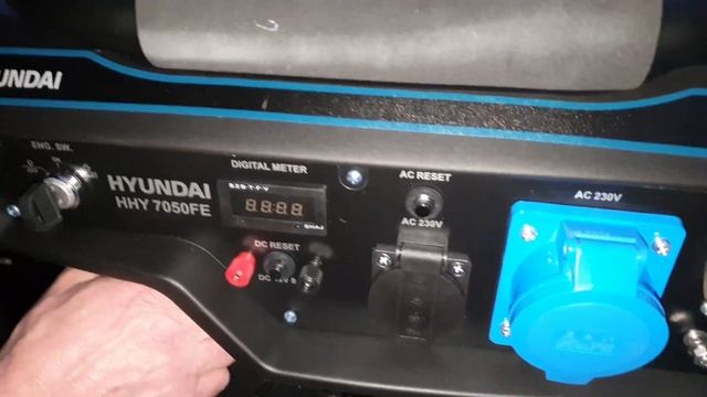 Генератор hyundai hhy 7050fe - первый пуск. Как правильно запустить БЕНЗИНОВЫЙ ГЕНЕРАТОР смотреть онлайн