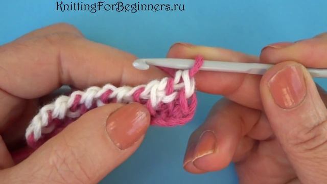 Tunisian crochet pattern Тунисский узор со снятыми петлями тунисское вязание 15 смотреть онлайн