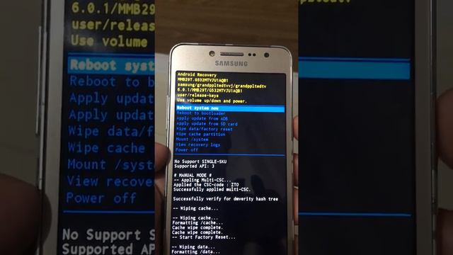 Recovery Hard reset no Samsung J2 Prime смотреть онлайн