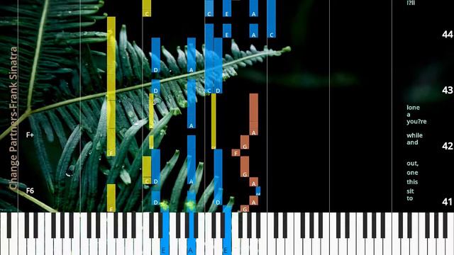🎹Change Partners, Chord & Lyrics, Frank Sinatra, Synthesia Piano смотреть онлайн