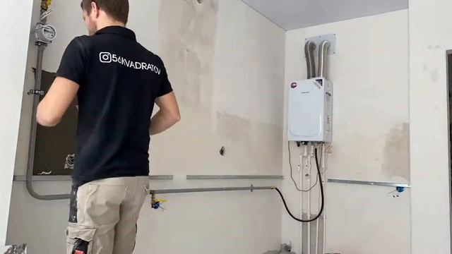 Укладка Плитки на Фартук в Кухне. Керамогранит 60Х60