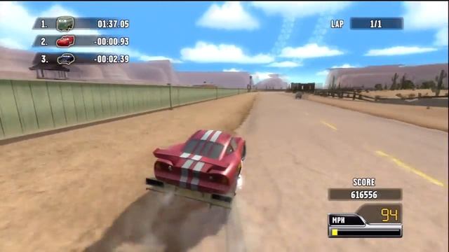 Cars Race O Rama Crazy Race Finish .06 Win Vs Radiator Springs Group Walkthrough 32