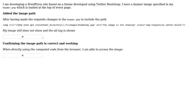 Wordpress: Images not showing after path specified in header.php смотреть онлайн