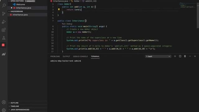 Belajar Algoritma Java Inheritance 2 di Hacker Rank | #Hackerrank смотреть онлайн