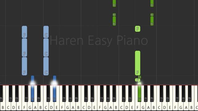 Interstellar Journey - Honkai: Star Rail OP│Easy Piano Tutorial