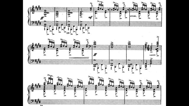 Nikolai Myaskovsky - Six Improvisations for Piano, Op. 74 (1906) [Score-Video] смотреть онлайн