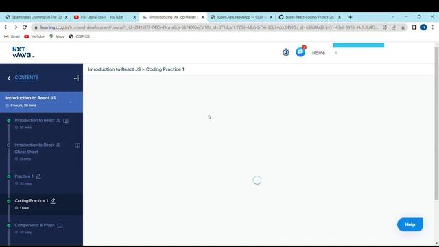 React Js | Coding Practice 1 | NXTWAVE| CCBP смотреть онлайн
