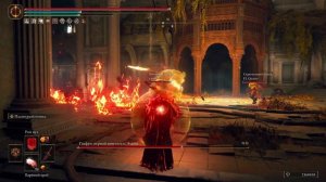 ELDEN RING_Рой мух жестко бьет Годфри первого повелителя Элдена