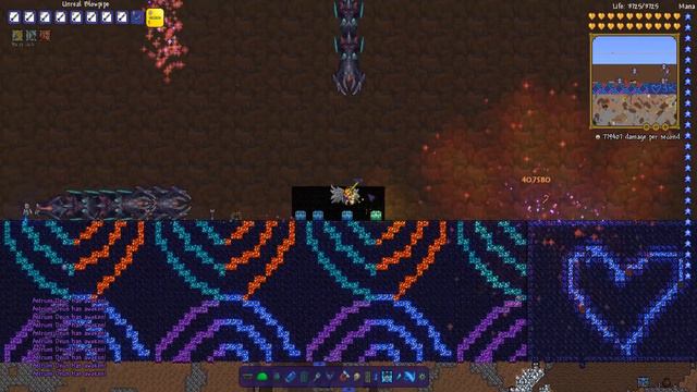 Terraria Supreme Buffed Blowpipe vs Calamity Mod Boss Rush смотреть онлайн