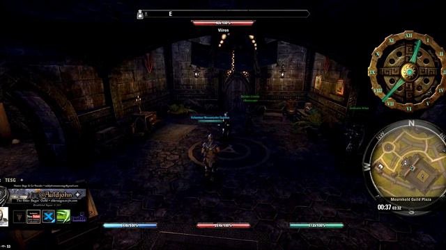 ESO Morrowind Vid Cap Inside Mournhold Fighters Guild смотреть онлайн