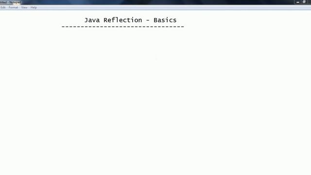 Java Reflection - What is Java Reflection? смотреть онлайн