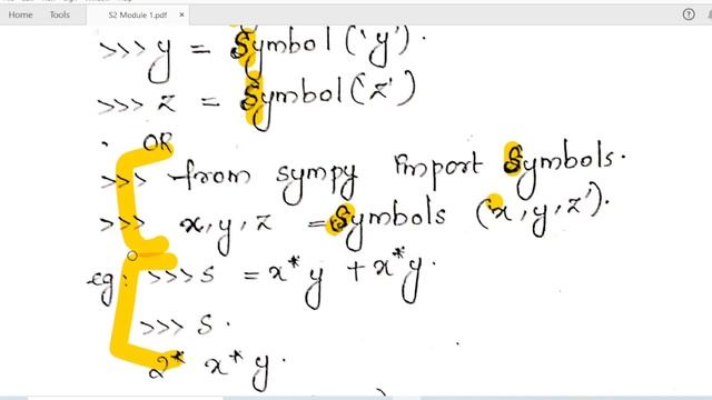 Algebra and Symbolic math with Sympy смотреть онлайн