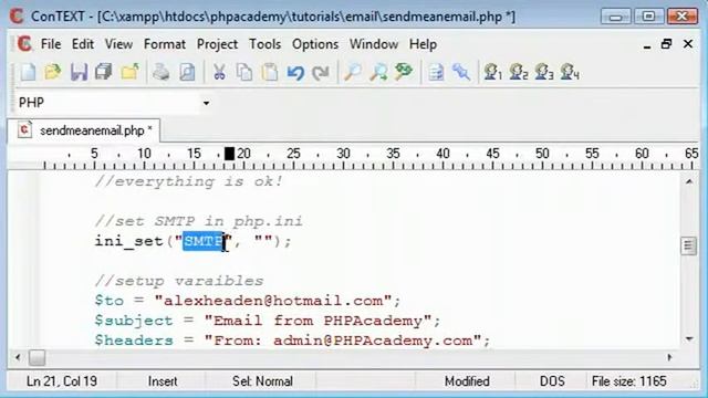 Company Email Marketing PHP Tutorials Sending email смотреть онлайн