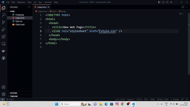 How to connect external CSS with HTML | Road map to Next JS | Part - 14 | CSS смотреть онлайн