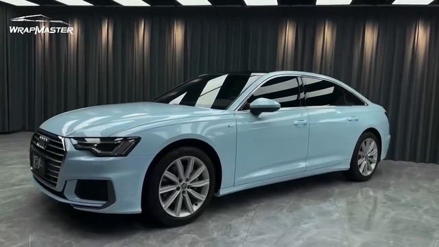 Wrapmaster 5*59ft Super Glossy Crystal Ice Blue Car Wrap Vinyl смотреть онлайн