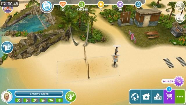 Sims Freeplay - Beach Volleyball смотреть онлайн